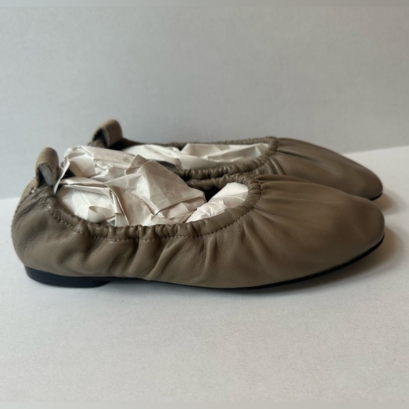 Rag & Bone “Elly” Taupe Leather Ballet Flats Size 38/ US Size 8 New! - Picture 5 of 12